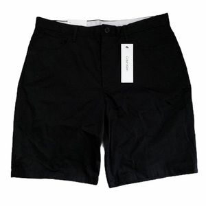 NEW Calvin Klein Flat Front Black Shorts